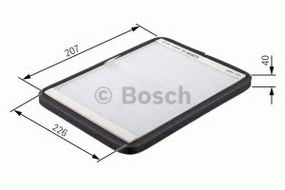 Фільтр салону MB M-CLASS вугільний (вир-во Bosch) BOSCH 1987432364 на MERCEDES-BENZ M-CLASS (W163)