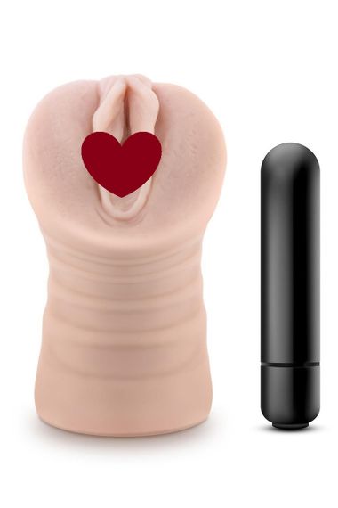 Мастурбатор вагіна Blush Enlust Ayumi з віброкулею, 12 см Sex Aura