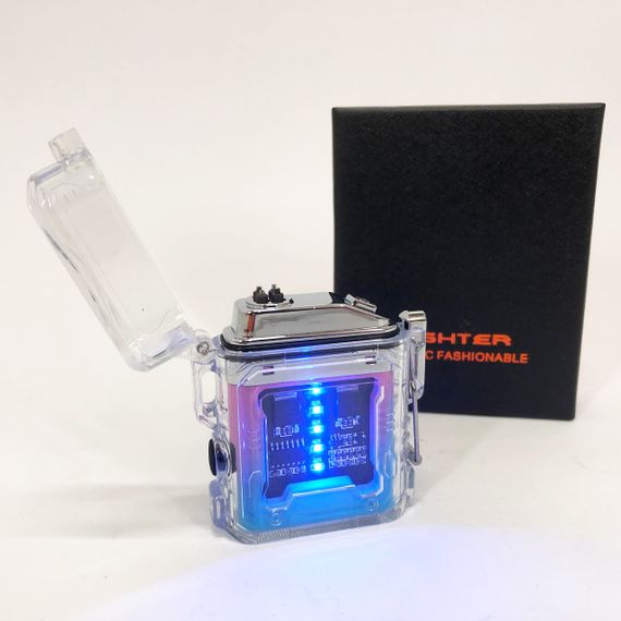 Зажигалка в подарочном футляре HL-517, Зажигалка электрическая дуга, Зажигалка WL-943 для путешествий | Зображення 4