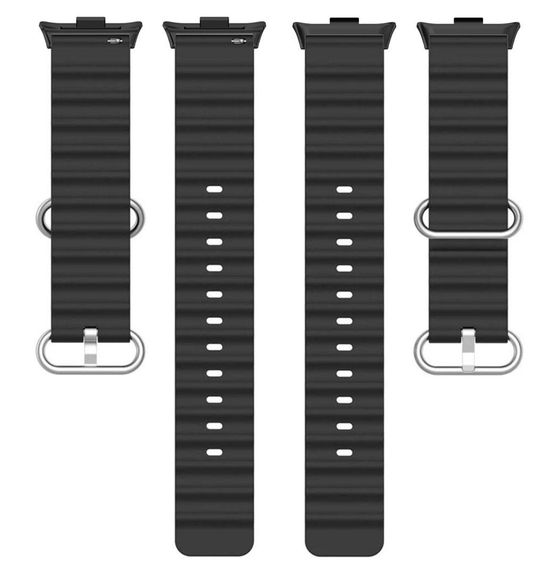 Силіконовий ремінець Primo Ocean для годинника Xiaomi Redmi Watch 5 / Xiaomi Smart Band 9 Pro - Black | Зображення 3