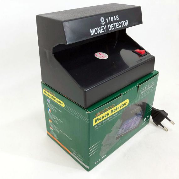 Детектор валют ультрафиолетовый AD-118AB УФ лампа для денег, УФ лампа для купюр, портативные детекторы | Зображення 3