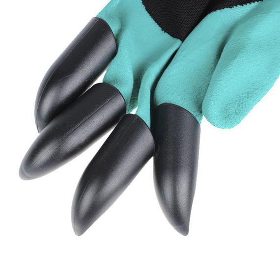 Садові рукавички з кігтями GARDEN GLOVES / Рукавиці для садівництва та городу / Водонепроникні гумові рукавички для саду | Зображення 7