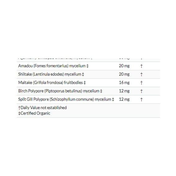 Натуральная добавка для иммунитета Fungi Perfecti MyCommunity, Comprehensive Immune Support 120 Veg Caps FPI-03813 | Зображення 3