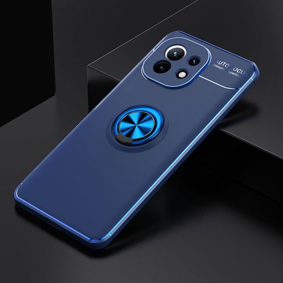 TPU чохол Deen ColorRing під магнітний тримач (opp) для Xiaomi Mi 11 | Зображення 1