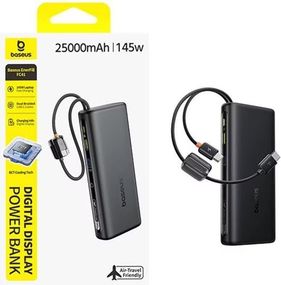 Повербанк Baseus Enerfill FC41 145W 25000mAh Black (E0028H03)