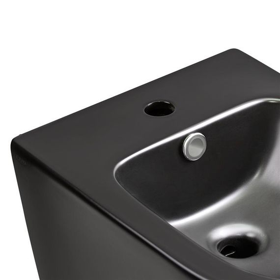 Биде подвесное Qtap Scorpio 515x360x345 Matt black QT1455053FMB | Зображення 4