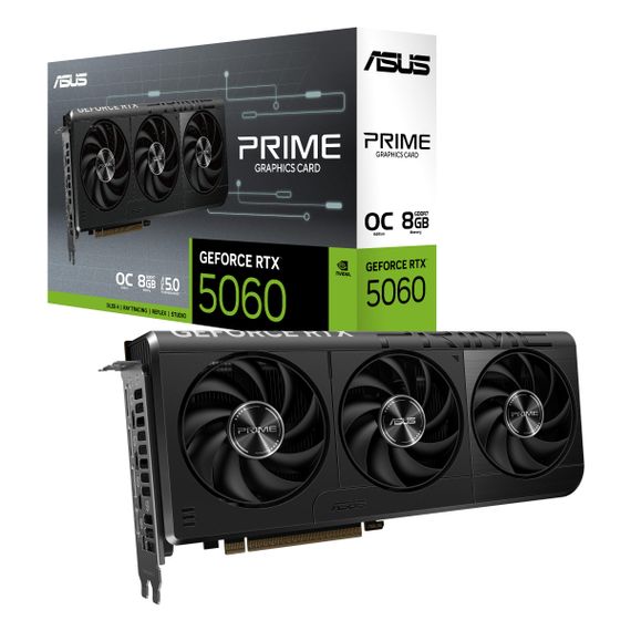 Видеокарта ASUS GeForce RTX 5060 8 GB GDDR7 OC PRIME-RTX5060-O8G 90YV0N10-M0NA00 | Зображення 9