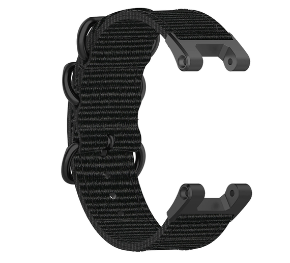 Нейлоновый ремешок Primo Traveller для часов Xiaomi Amazfit T-Rex (A1918) / T-Rex Pro (A2013) - Black | Зображення 4