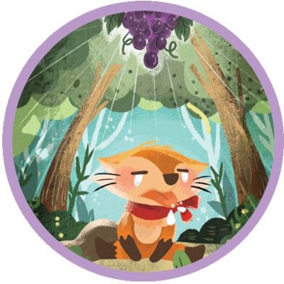 Интерактивная игрушка Ambo Funtamin Аудиосказка с проектором Лисенок и виноград (AF6339FG) | Зображення 1