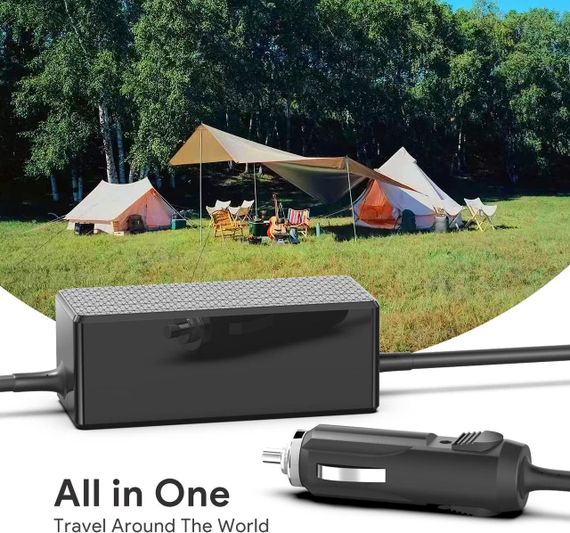 Автомобільний зарядний пристрій KFD 12-24V, 90W, 3.75А для ResMed AirSense 10 S10 AirCurve CPAP BiPAP 370001 | Зображення 3