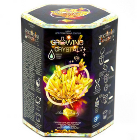 Игровой набор для выращивания кристаллов GRK-01 GROWING CRYSTAL Янтарь