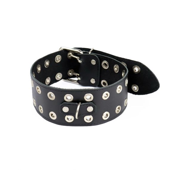 Нашийник Art of Sex - Tessa, натуральна шкіра, колір чорний | Зображення 1
