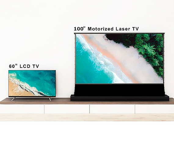 Екран ALR з електроприводом для ультракороткофокусного проектора VividStorm S PRO 100" (White) білий (S-PRO-100"-(White)_49999) | Зображення 6