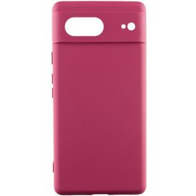 Чехол Silicone Cover Lakshmi Full Camera (AAA) для Google Pixel 7 Бордовый / Plum