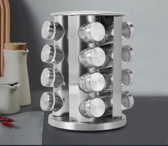 Карусель для специй Spice carousel 16 отсеков. Контейнеры для специй | Зображення 4