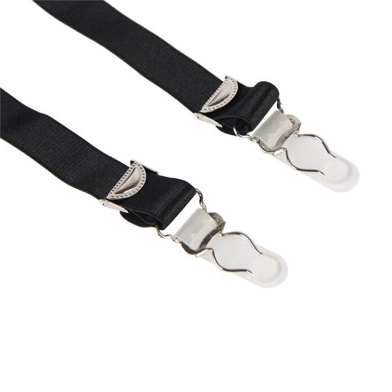 Пояс для панчіх Star Night з трусиками стрінгами, чорний sexstyle | Зображення 8