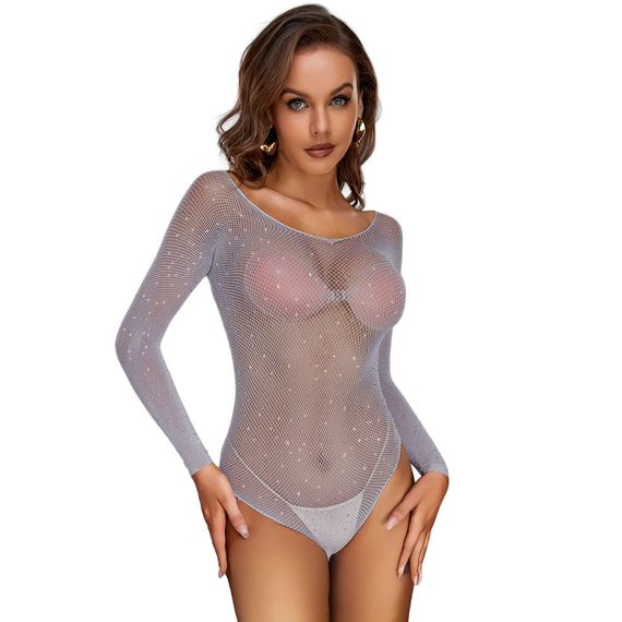 Боді-Сітка Babydoll 44 Сірий tzk292-3