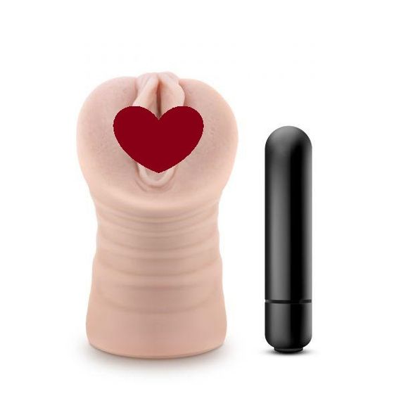 Мастурбатор-Вагіна з вібрацією M FOR MEN RAIN VANILLA Sex Aura