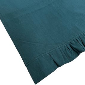 Ранер SoundSleep Stonewash Dark Green 40х180 см з рюшами (94331936)
