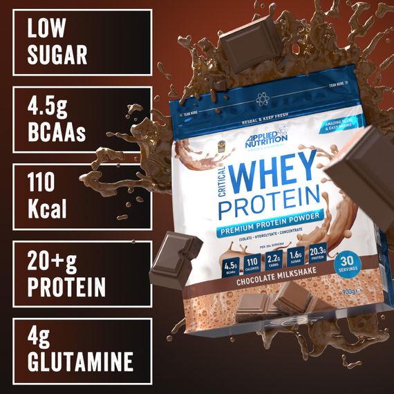 Протеїн Applied Nutrition Critical Whey 900 g (Chocolate Milkshake) | Зображення 2