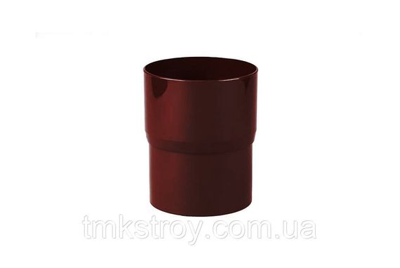 Соединитель трубы водосточной системы Profil (Профиль) 90/75, Коричневый