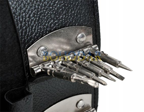 Набор прецизионных отверток 25/1 TRIZAND 78135 биты насадки Torx в кошельке с магнитом для ремонта телефонов э | Зображення 3