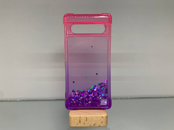 Google Pixel 7A Glitter Silicone Протиударний чохол | Зображення 1