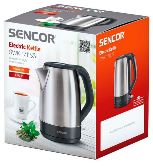 Електрочайник Sencor SWK 1711SS | Зображення 6
