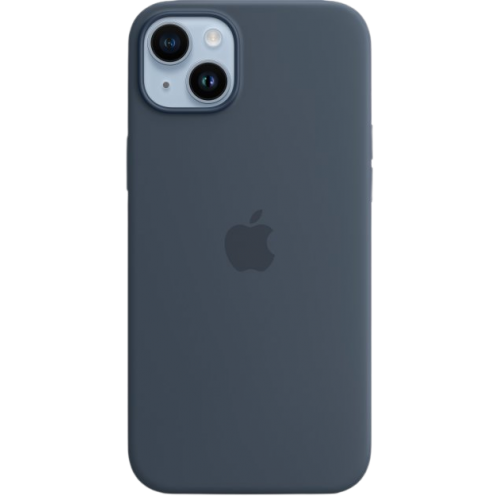 Apple MagSafe Silicone Case для iPhone 14 Plus Storm Blue