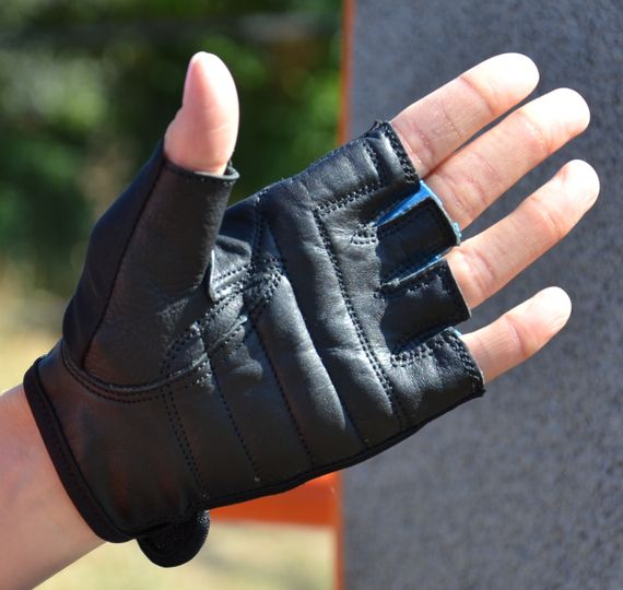 Рукавички для фітнесу MadMax MFG-251 Rainbow Turquoise L | Зображення 4