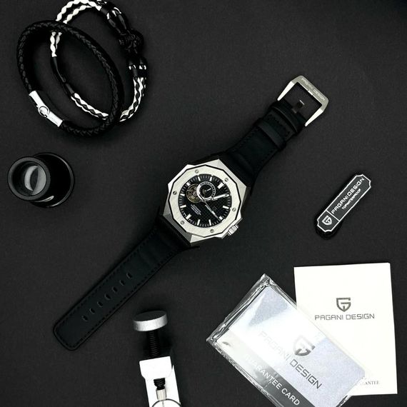 Чоловічий годинник Pagani Design PD-YS010 Silver-Black | Зображення 4