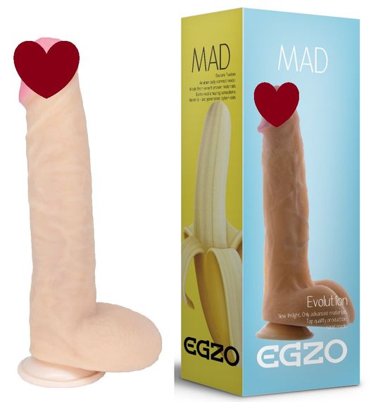 Фалоімітатор EGZO DS012 (24 см х 5 см) sexstyle