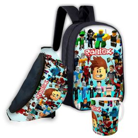 Набір дитячий Роблокс «Roblox» рюкзак 36х27см сумка-бананка, кружка з принтом для хлопчика (01578)