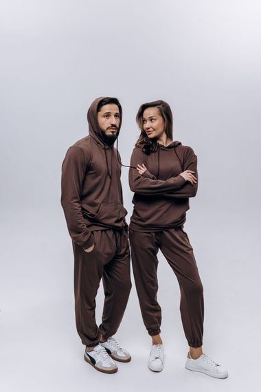 Костюм жіночий (unisex) шоколад двохнитка | Зображення 1
