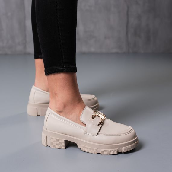 Броги женские Fashion Cann 3754 39 размер 25 см Бежевый | Зображення 5