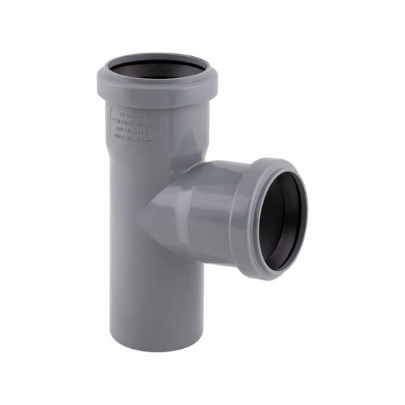 Трійник PPR каналізаційний TA Sewage 50, 90° TASTRPP9050