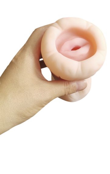 Мастурбатор Ротик Gentle hole без вібрації тілесний Sex Aura | Зображення 1