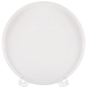 Тарілка обідня White City, набір 2 тарілки Ø25см, біла порцеляна