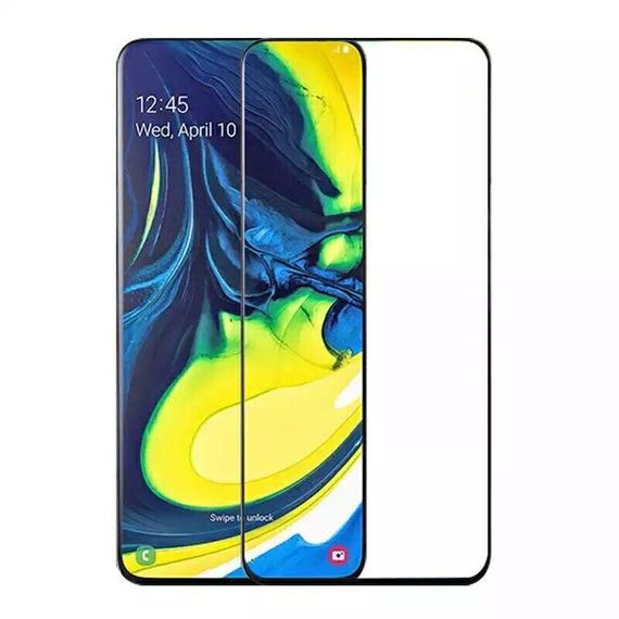 Захисне скло 2.5D на весь екран для Samsung Galaxy A80 / A90