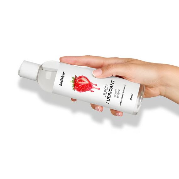 Лубрикант на водній основі Satisfyer Juicy Lubricant Blast Berry water based 300 мл | Зображення 5