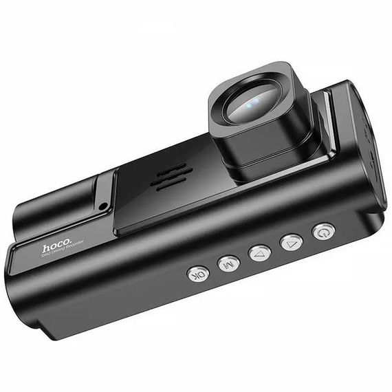 Відеореєстратор Hoco DI60 2-inch display with rear camera (1280+720P) Black | Зображення 6