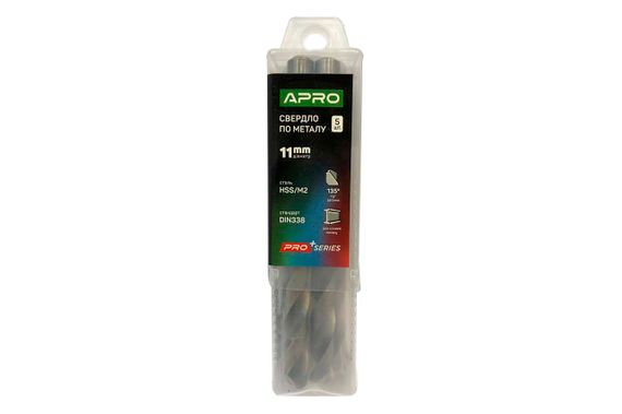 Сверло по металлу Apro - 11,0мм M2 | Зображення 1