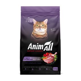 Сухий корм для котів з качкою та індичкою Animall Cat Duck and Fresh Turkey, 12 кг