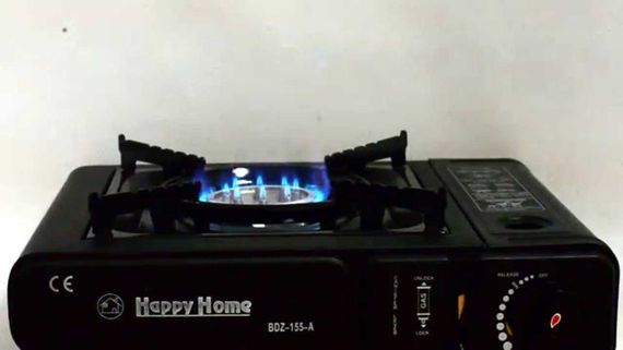 Портативна газова плита-обогрівач Happy Home BK-167_A | Зображення 5