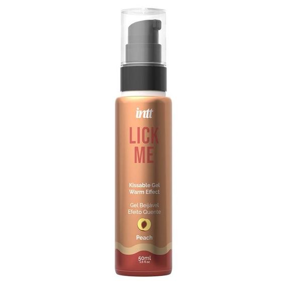 Лубрикант - Intt Lick Me Peach Kissable Gel With Warm Effect, 50 мл Sex Aura