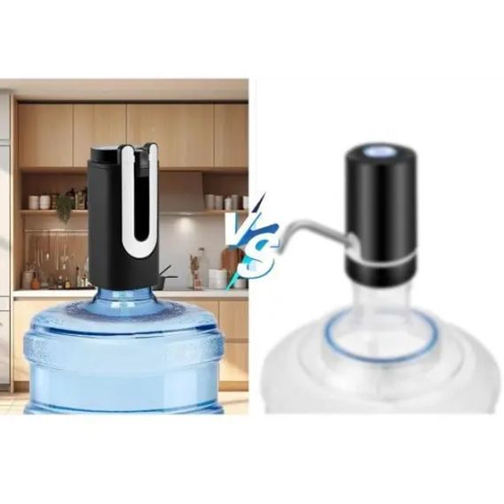 Дозатор для води автоматичний насос для пляшок з водою з USB-зарядкою чорний XL-1286 | Зображення 2