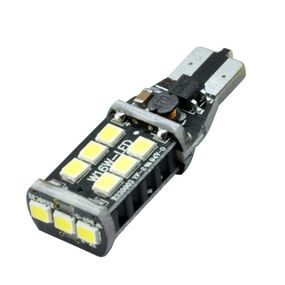 Светодиодная лампа StarLight T15 15 диодов 3535 12V WHITE / Canbus / мультиполярная / печатная плата