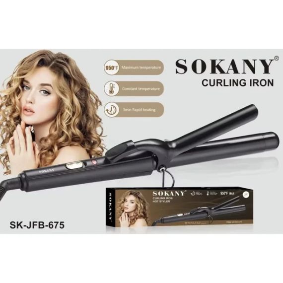 Плойка Sokany SK-JFB-675B для волос, щипцы для создания локонов и волн | Зображення 2