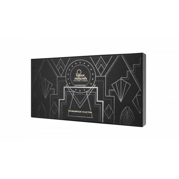 Цепочка портупея Bijoux Indiscrets Magnifique Bra Chain - Gold, украшение на тело sexstyle | Зображення 3