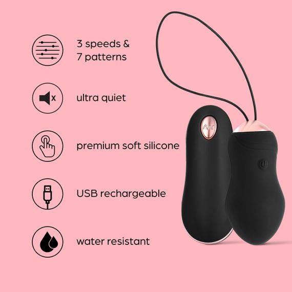 Виброяйцо с пультом Addicted So Divine (Великобритания) Sex Aura | Зображення 8